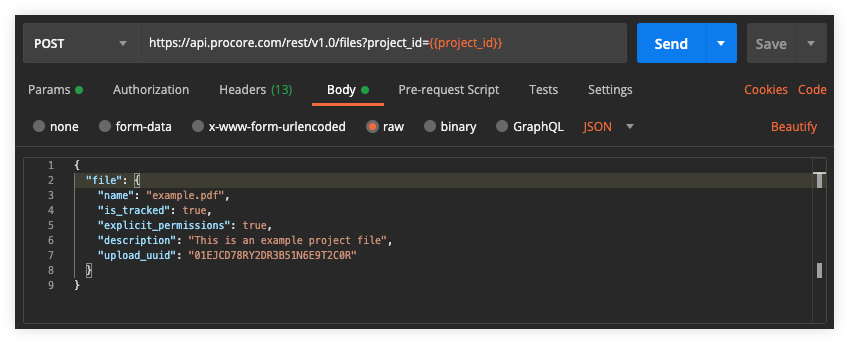 Create Project File